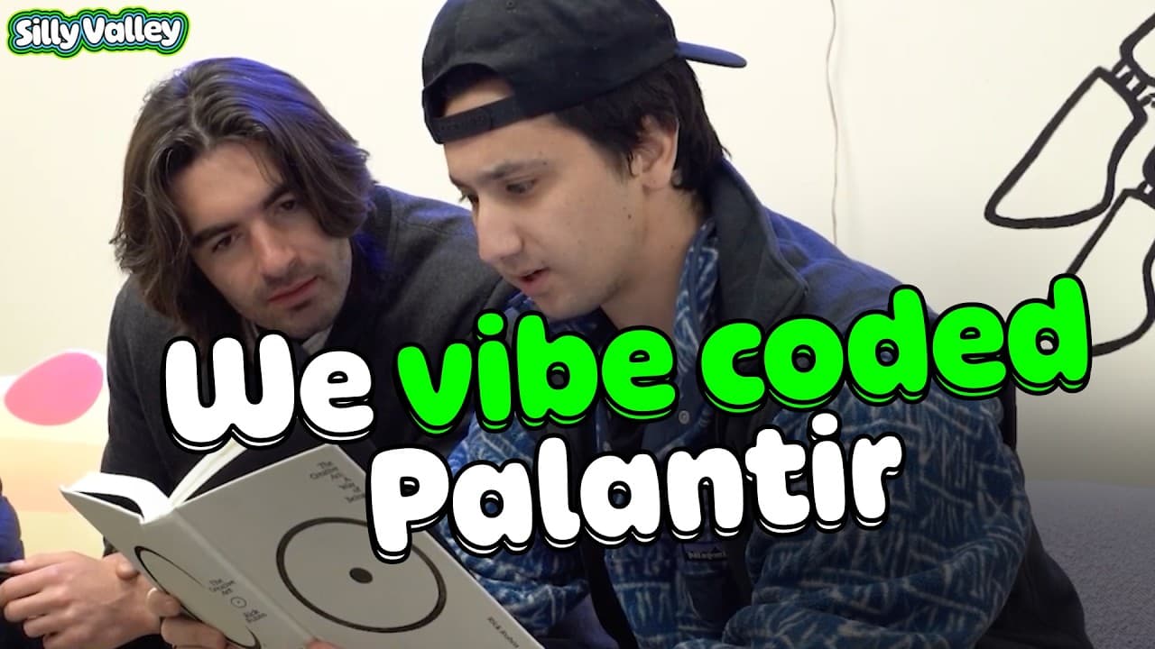 We vibe coded Palantir (Silly Valley Ventures Ep. 3)