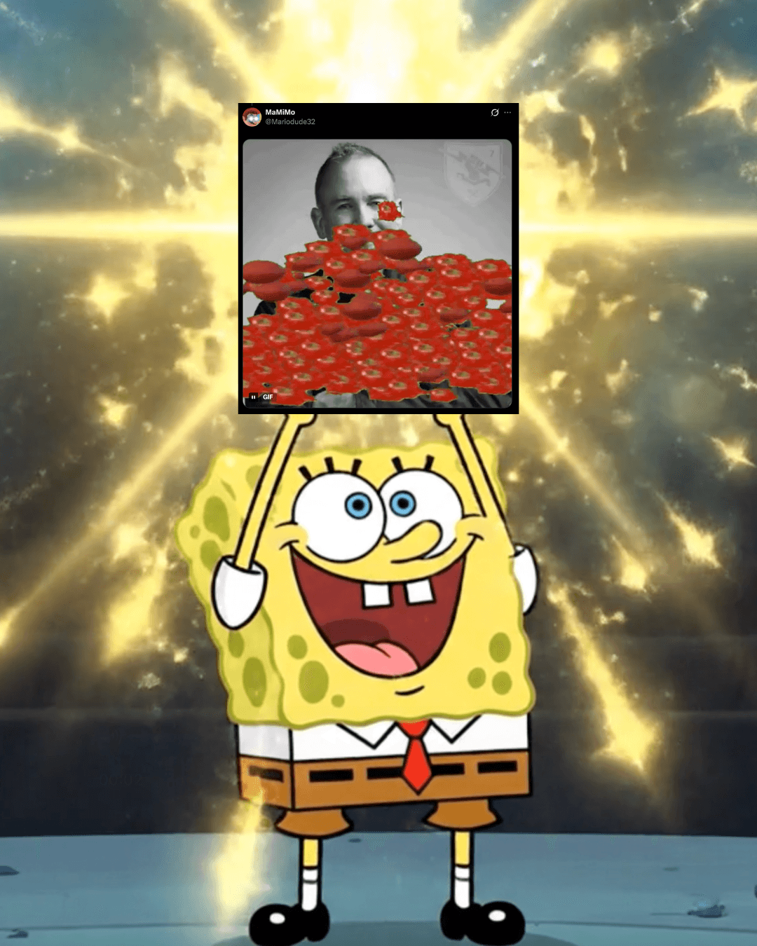 Spongebob Holding the Original Meme
